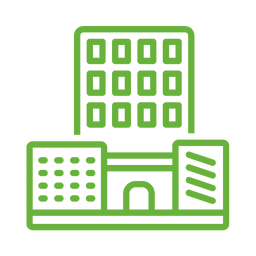 Icono de control de acceso a edificios