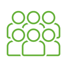 Icono de control de acceso de personas