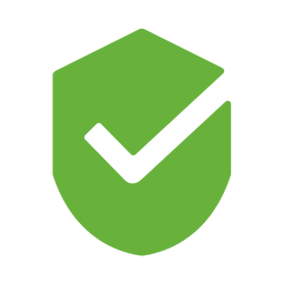 Icono de fiabilidad - Escudo con check