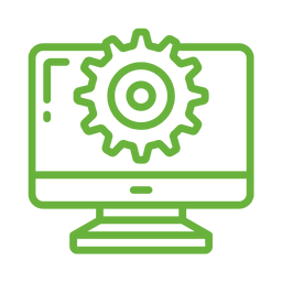 Icono de integración de sistemas y plataformas